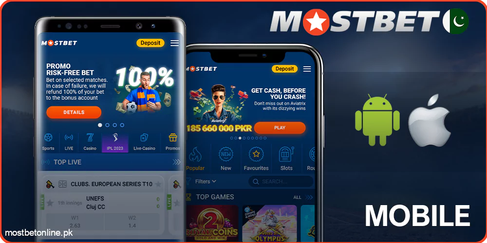 Mostbet mobile app for Android and iOS